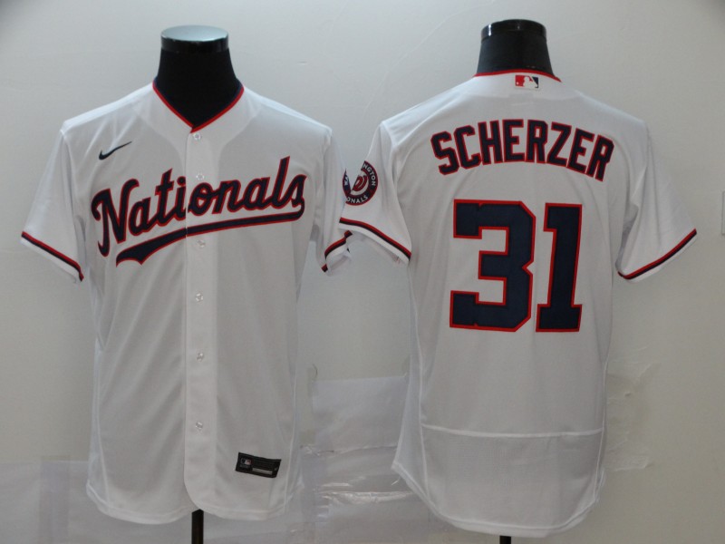 Men's Washington Nationals #31 Max Scherzer Flex Base Stitched MLB Jersey